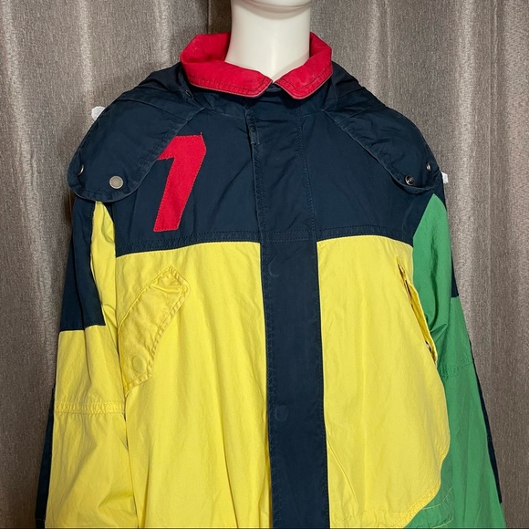 Ralph Lauren Women's Yacht Club 1992 Multicolor Hooded Jacket - Picture 15 of 17